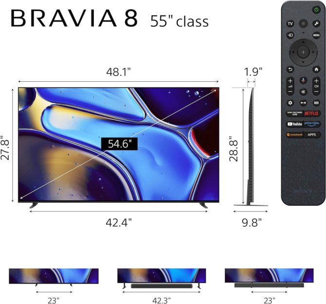 55-inch Sony Bravia 8 OLED TV Drops To All-time Low On Amazon ...