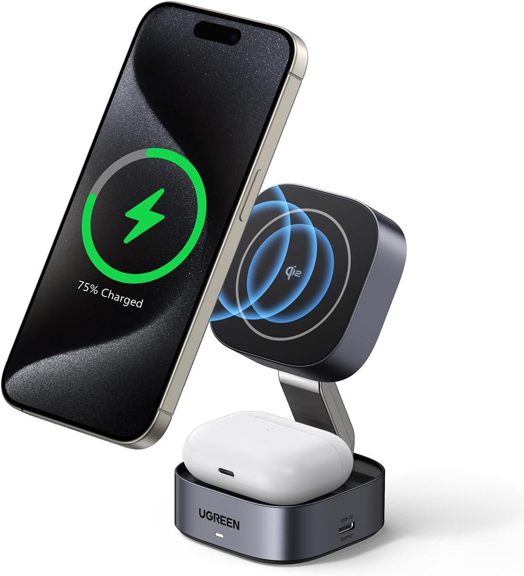 Ugreens New 2 In 1 Qi2 Magnetic Foldable Charging Station Launches