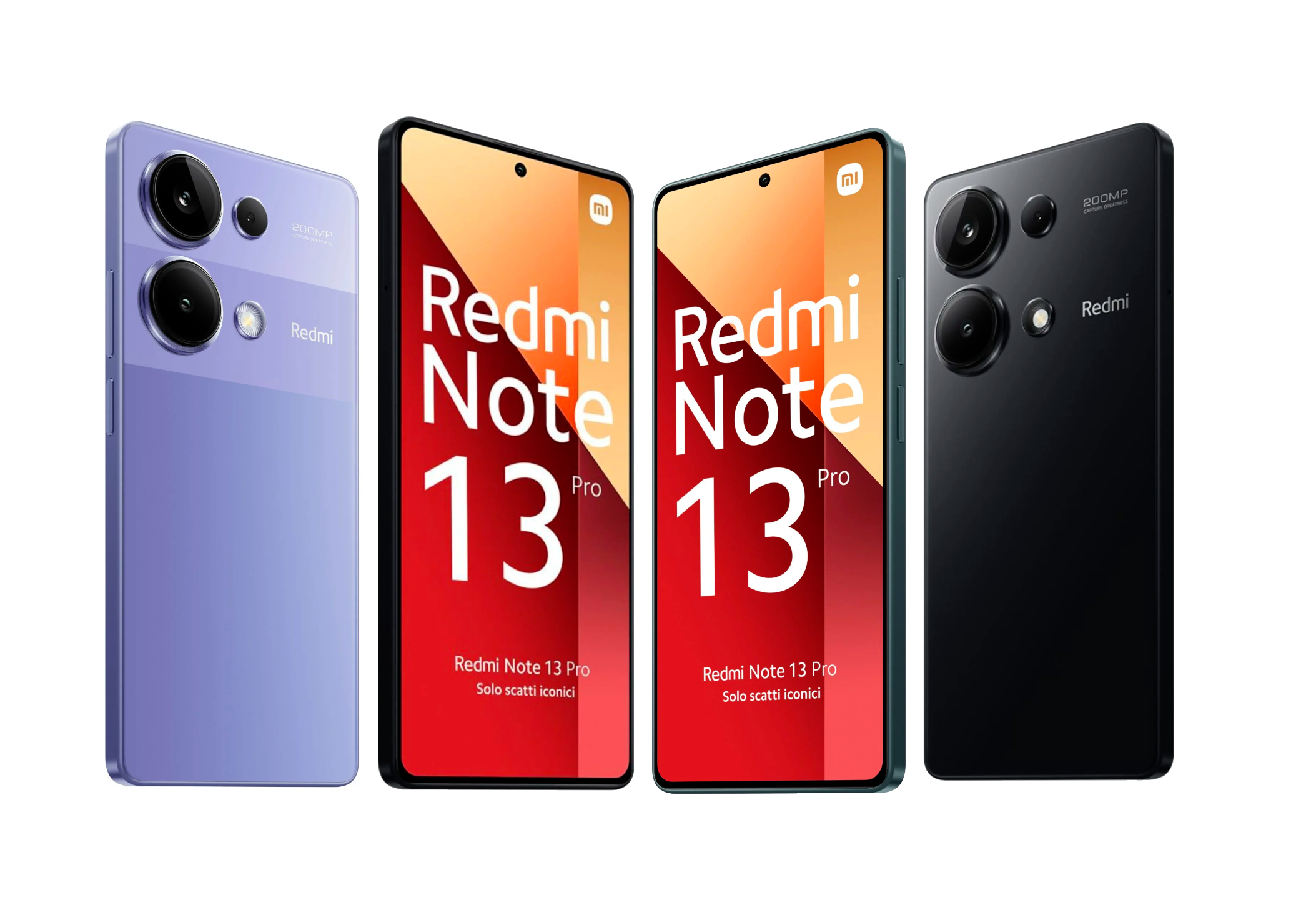 Xiaomi Redmi Note13 Pro 4G Black / 8+256GB / 6.67 AMOLED 120Hz Full HD+ 