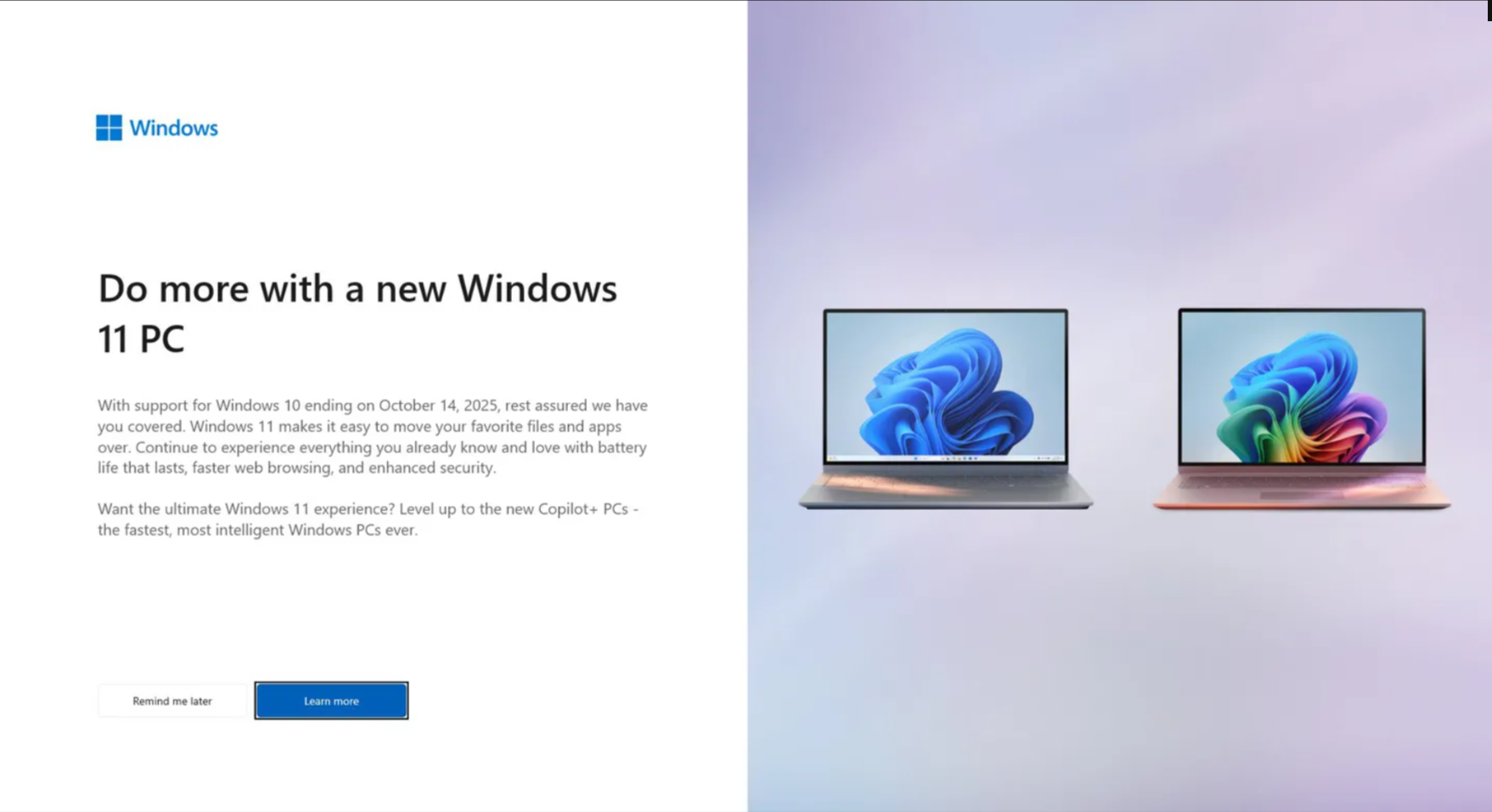 Microsoft pushing out full-screen ads to Windows 10 users 