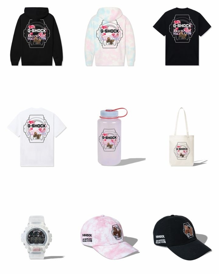 The Casio G-Shock x Anti Social Social Club collection
