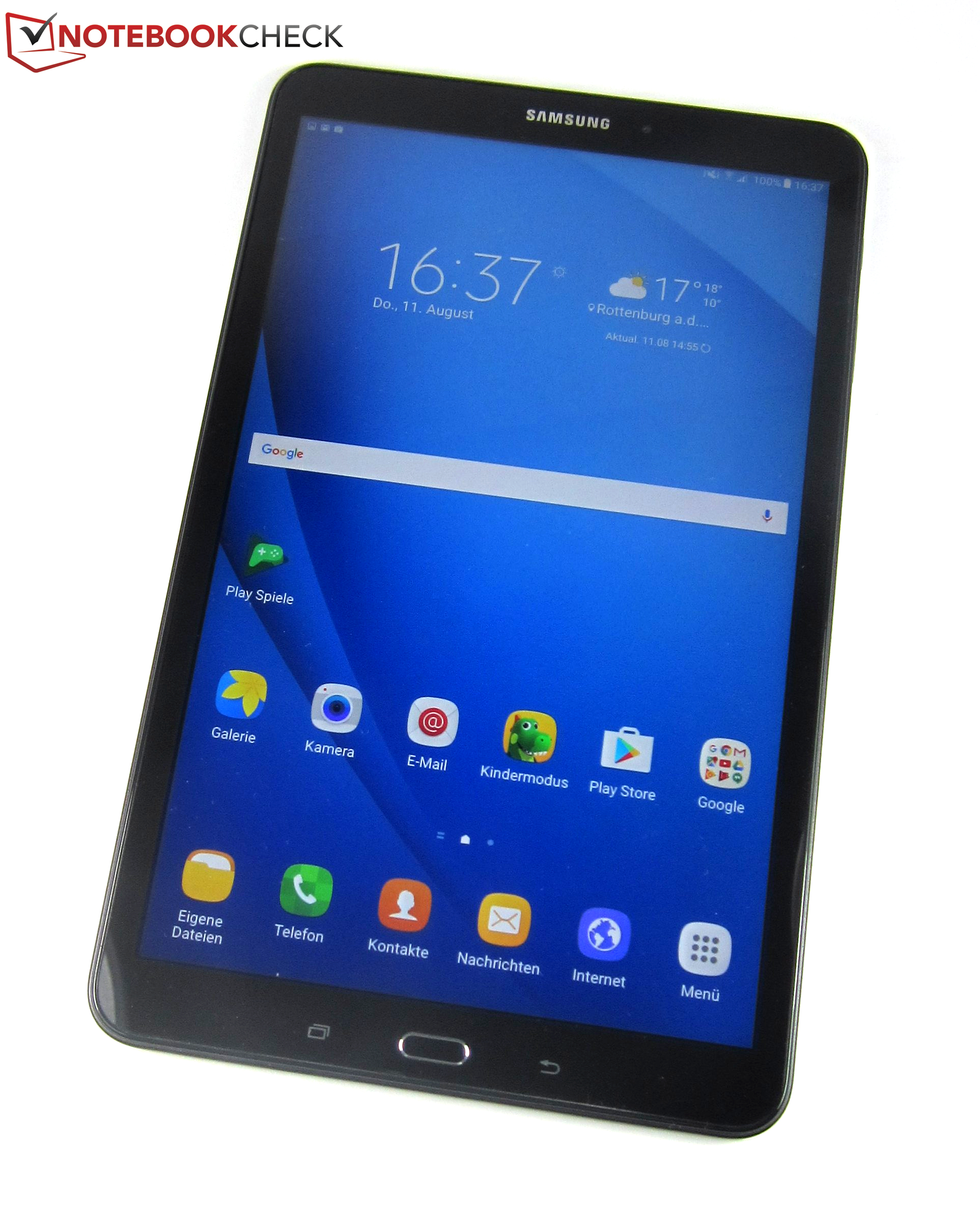 Oude tijden voetstappen Matroos Samsung Galaxy Tab A 10.1 (2016) Tablet Review - NotebookCheck.net Reviews