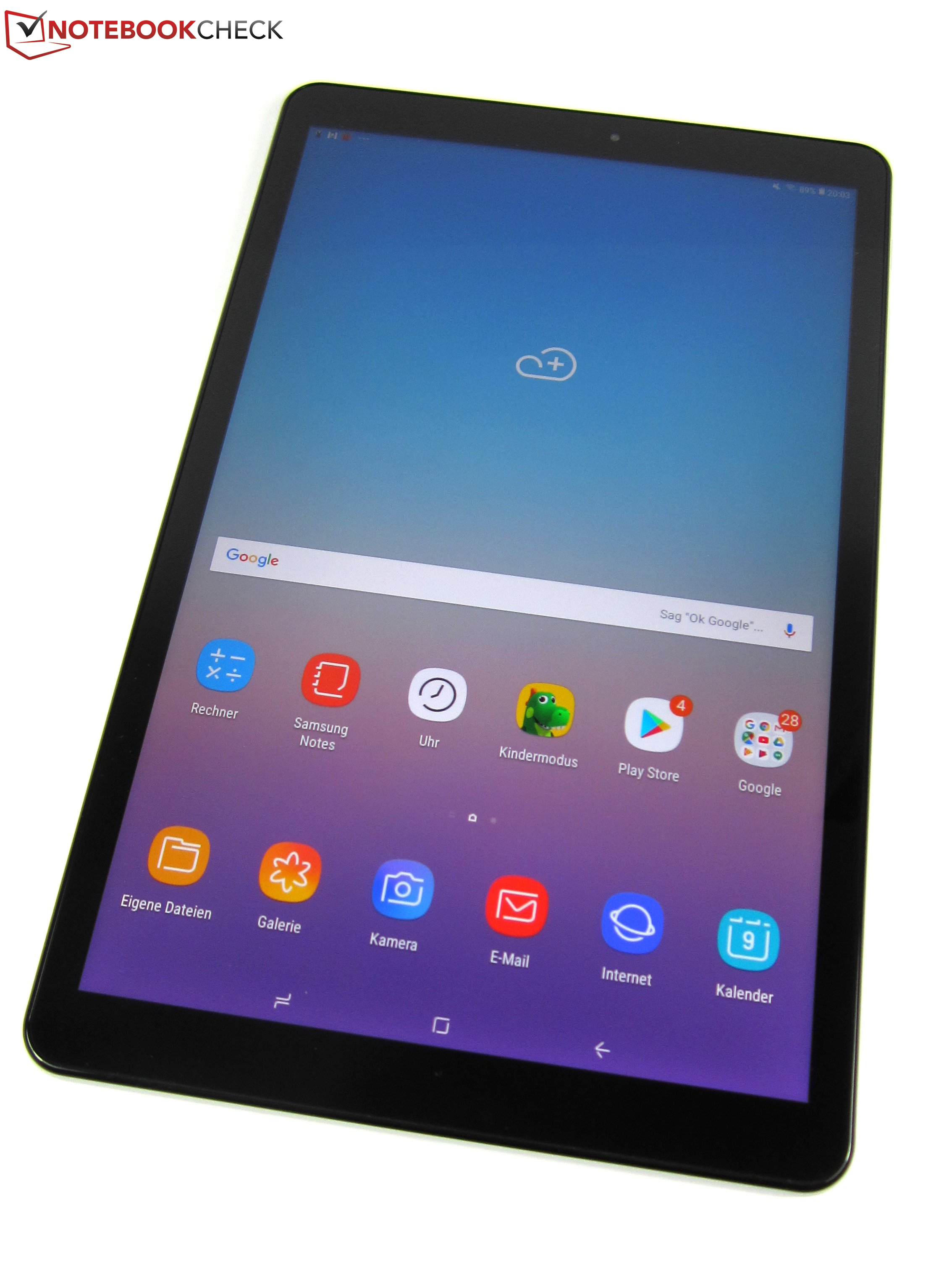 Samsung Galaxy Tab A 10 5 Sm T590n Tablet Review Notebookcheck