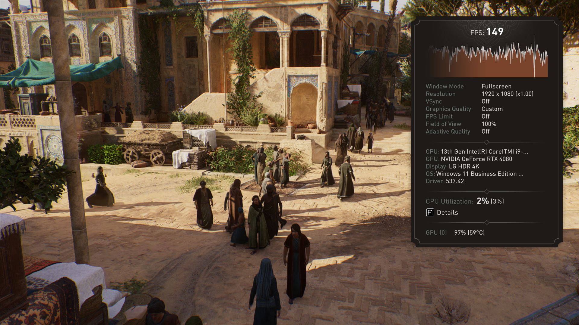 Assassin's Creed Mirage Performance Benchmark Review - 30 GPUs