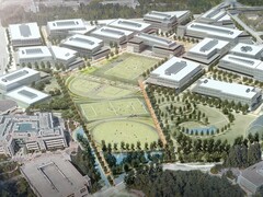 Airiel view of Microsoft Redmond.