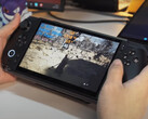The GPD Win 5 being used with its 80 Wh battery pack attached. (Image source: GPD)