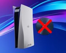 The PS6 console shown next to a game disc