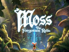 The official promotional artwork for Moss: The Forgotten Relic.
