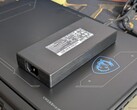 The MSI laptop can draw as much as 250 W when gaming even though the AC adapter itself is rated for only 240 W