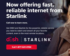 DISH starts offering Starlink satellite Internet. (Image source: DISH)