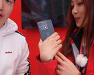 The unreleased Lenovo Legion gaming phone was spotted at the Lenovo moto booth in F1 Fanzone. Pictured: a screenshot from the live event showing the smartphone.