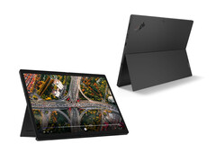 The ThinkPad X13 Detachable Gen 1 from the front and rear.