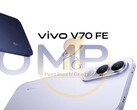 The Vivo V70 FE in two colours.