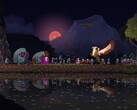 An image showing creatures fighting in Kingdom Two Crowns.