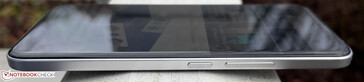 right: power button, volume rocker