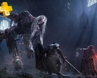 Boss fight in Lords of the Fallen.