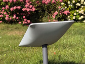 A Starlink standard dish on a lawn. (Image source: Rose/X)