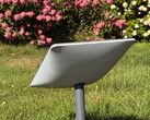 A Starlink standard dish on a lawn. (Image source: Rose/X)