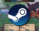 An image showing the game Symphony of War: The Nephilim Saga and the Steam logo.