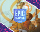 The December 31 free game hint isn't easy to decode. Pictured: edited artwork from Deathloop. (Image source: Epic Games Store)