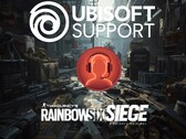 Ubisoft support and Rainbow Six Siege logos are shown (Image source: Ubisoft Support with edits)