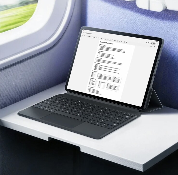The Black Shark Pad Air 7 supports a magnetic keyboard.