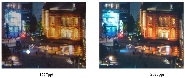 The 4K x 4K microdisplay from JDI greatly reduces visible pixelization versus lower-resolution models for a clearer view of the virtual world. (Image source: JDI)