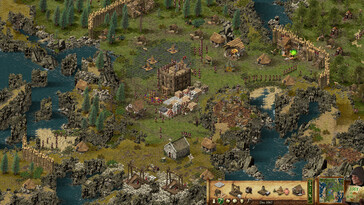 Pictured: A gameplay screenshot from Stronghold: Definitive Edition.