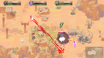 An image showing a fight in Moon Hunters.