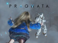 Diana and Hugh from Pragmata seen falling