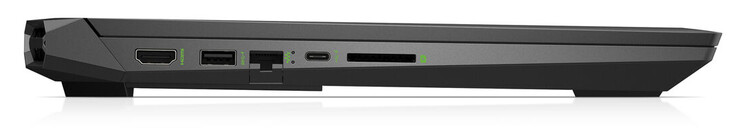 Left-hand side: HDMI, USB 3.2 Gen 1 Type-A, Gigabit Ethernet, USB 3.2 Gen 2 Type-C, full-sized microSD card reader