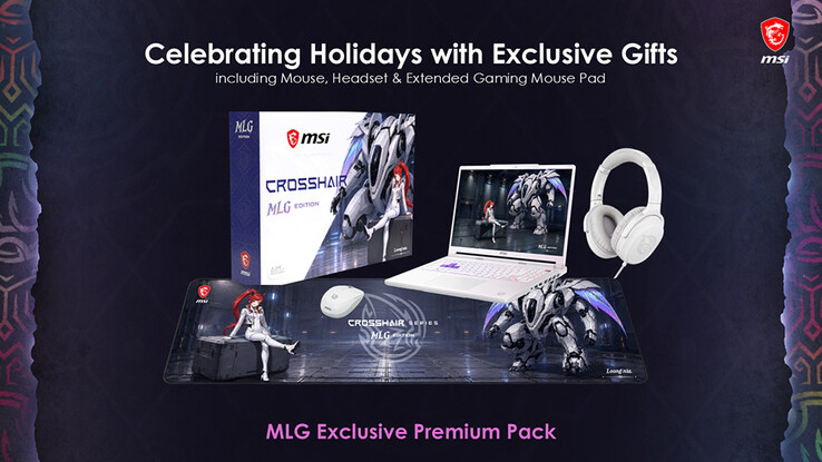 MSI Crosshair MLG edition laptop and accessories