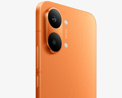 The Redmi Turbo 5 Max in the Sun Orange color