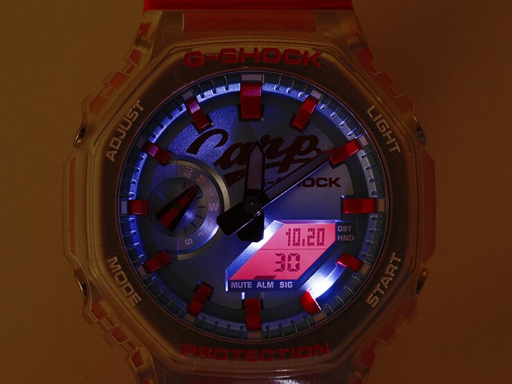 The 2026 Casio G-Shock x Hiroshima Toyo Carp GA-2100X. (Image source: Hiroshima Toyo Carp store)