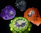 The G-Shock GA-V01SKE series. Clockwise from top: GA-V01SKE-8A, GA-V01SKE-4A, GA-V01SKE-3A, GA-V01SKE-6A