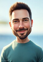 Image generated with Portrait Studio AI in "3D cartoon" mode.