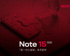 One of Xiaomi's new Redmi Note 15 Pro smartphones face up revealing its flat display. (Image source: Xiaomi - edited)