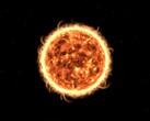 An artist's illustration showing the Sun.