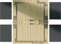 AMD Instinct MI100 - Die Shot. (Image Source: AMD)
