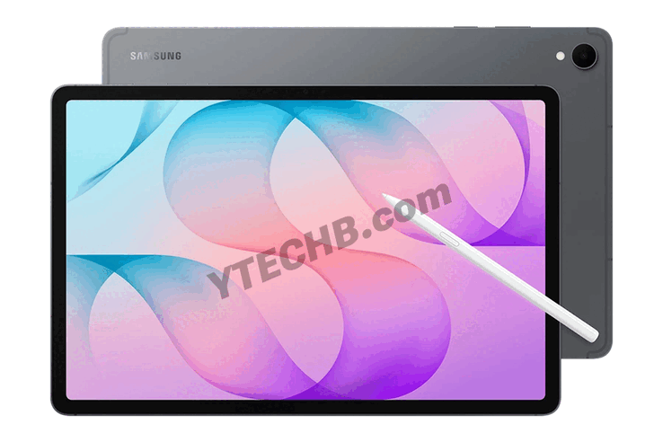 Leaked image of the Galaxy Tab S12+ in gray finish
