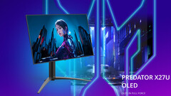 Acer unveils Predator X27U F3 OLED gaming monitor (Image source: Acer [edited])