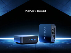 The NR660 LP lacks USB4 ports and has soldered RAM. Pictured: a promo picture showing the mini PC and its ports.