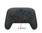 The Nintendo Switch 2 Pro Controller has a C button like on the Joy-Con 2. (Image source: Nintendo)