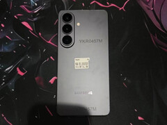 The Galaxy S26 Plus test unit from the rear.