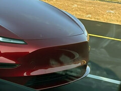 Tesla Model Y Standard render in red color. (Image source: Moose/X)