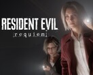 A poster of Resident Evil Requiem with Grace Ashcroft and Leon Kennedy.