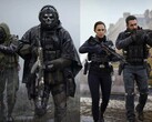 Ghost, Captain Price, and other notable characters present in Call of Duty: Modern Warfare 2.