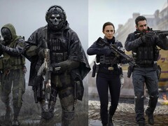 Ghost, Captain Price, and other notable characters present in Call of Duty: Modern Warfare 2.