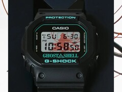 A silhouette of Motoko Kusanagi appears on the dial when the LED backlight is activated. (Image source: Ghost in the Shell / geesgshock on Instagram)