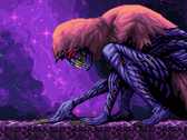 Pictured - an official screenshot from IdleOn, showing a monster against a purple background. (Image source: Steam)